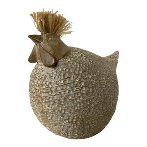Elements Whimsical Rooster Chicken Bird Figurine Tabletop Decor